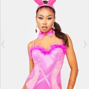 Pink bunny costume